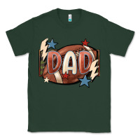 Sports Green football dad Classic Tee - FaDigitalArtStudio