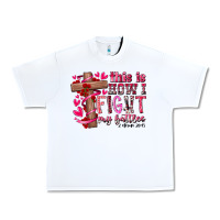 White this is how i fight my battles Urban Heavy Tee - RacoonDesign