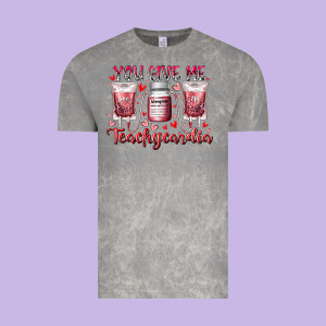 You Give Me Teachcardia Vintage Tee Designed By Racoondesign