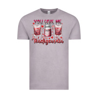 Vintage Zinc you give me teachcardia Vintage Tee - RacoonDesign