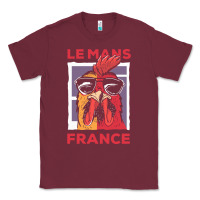 Burgundy le mans t  shirt le mans france gallic rooster t  shirt Classic Tee - linhVisuals