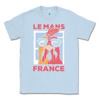 Dusty Blue le mans t  shirt le mans france gallic rooster t  shirt Classic Tee - linhVisuals