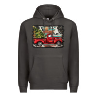 Smoke christmas truck Premium Hoodie - BarkalooDesign