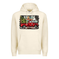 Tofu christmas truck Premium Hoodie - BarkalooDesign