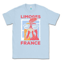 Dusty Blue limoges t  shirt limoges france gallic rooster t  shirt Classic Tee - linhVisuals