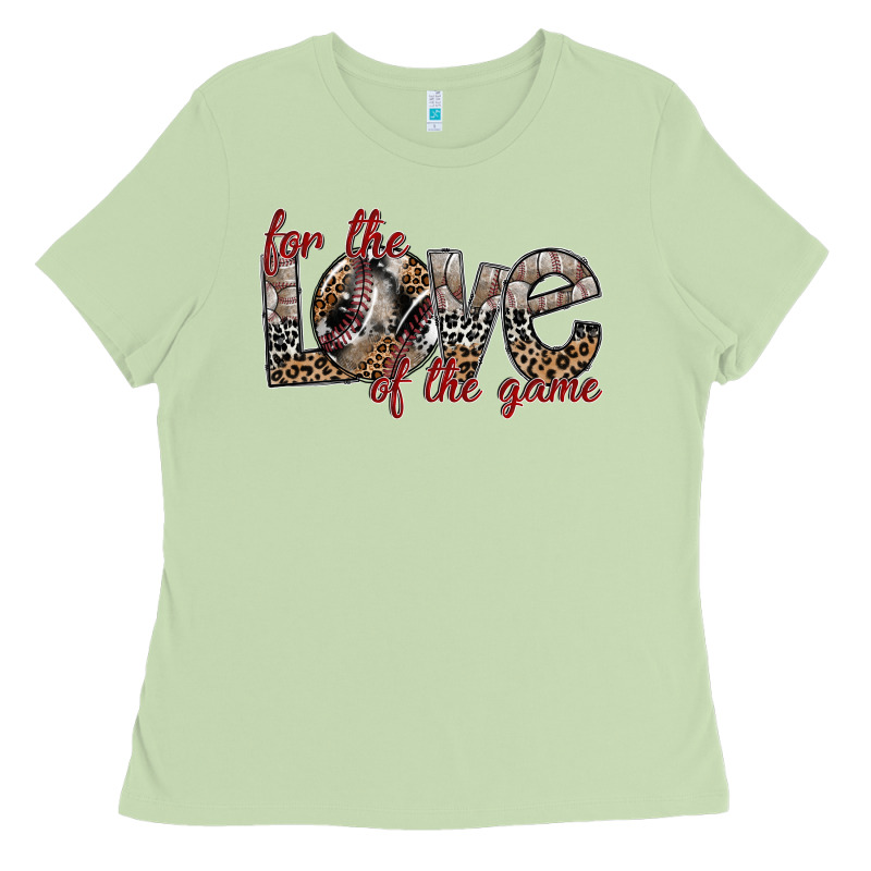 For The Love Of The Game Ladies Tee by SublimationCraftShop | Teevron