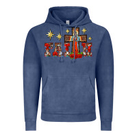 Vintage Denim faith our lady of guadalupe cross Vintage Hoodie - BarkalooDesign