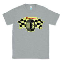 Heather Grey firestone one racing Classic Tee - linhVisuals