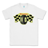 White firestone one racing Classic Tee - linhVisuals