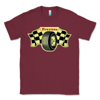 Burgundy firestone one racing Classic Tee - linhVisuals