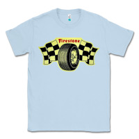 Dusty Blue firestone one racing Classic Tee - linhVisuals