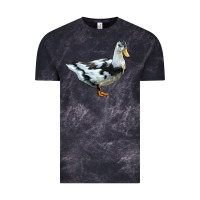 Cloud Black Ancona Duck Vintage Tee - LillyAllenDesigns