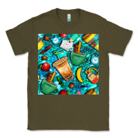 Army Green school boy coffe cup with camouflage seamless pattern bbs Classic Tee - BundleAndBundleShop