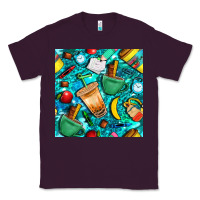 Plum school boy coffe cup with camouflage seamless pattern bbs Classic Tee - BundleAndBundleShop