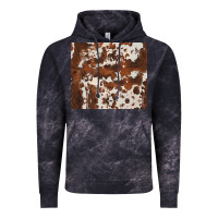 Cloud Black brown cowhide Vintage Hoodie - BarkalooDesign