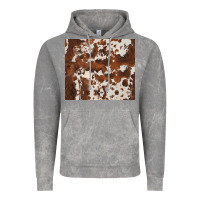 Cloud Rock brown cowhide Vintage Hoodie - BarkalooDesign