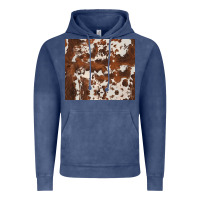 Vintage Denim brown cowhide Vintage Hoodie - BarkalooDesign