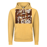 Vintage Mustard brown cowhide Vintage Hoodie - BarkalooDesign