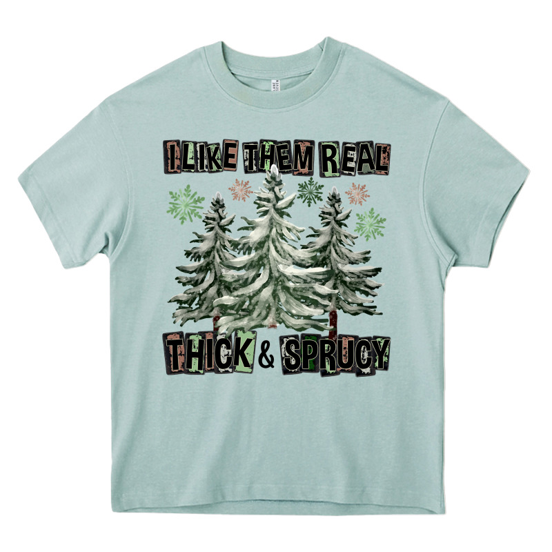 I Like Them Real Thick And Sprucy Heavy Core Tee by FaDigitalArtStudio | Teevron