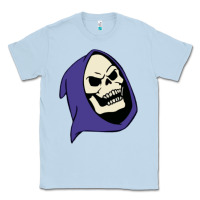 Dusty Blue SKELETOR Classic Tee - linhVisuals