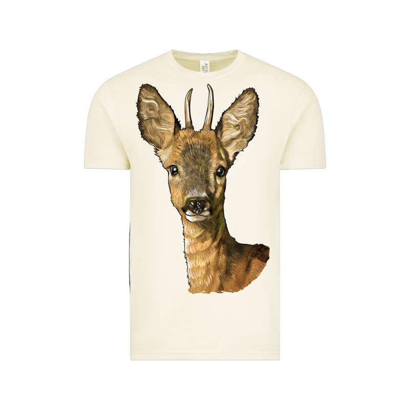 Red Brocket Deer Head Vintage Tee by LillyAllenDesigns | Teevron