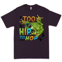 Plum too hip to hop frog Premium Tee - LillyAllenDesigns