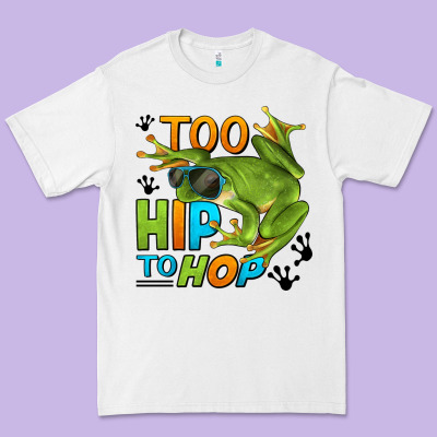 Too Hip To Hop Frog Premium Tee Designed By Lillyallendesigns