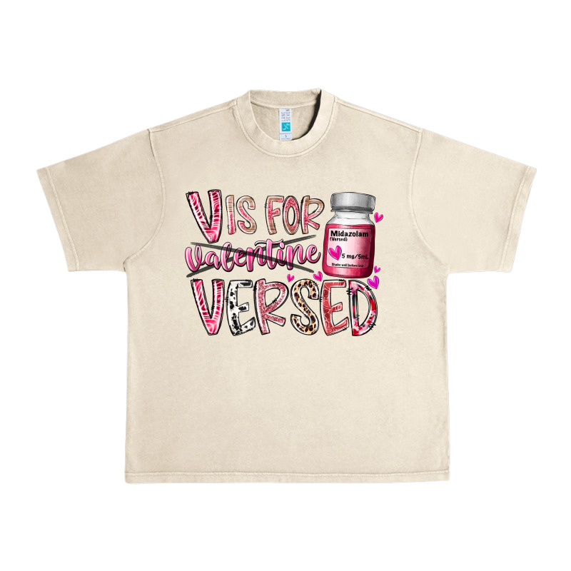 V Is For Valentine Versed Urban Heavy Tee by RacoonDesign | Teevron
