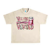 Sandshell v is for valentine versed Urban Heavy Tee - RacoonDesign