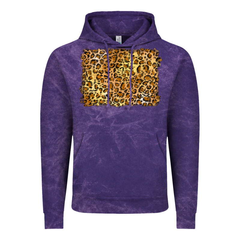 Handdrawn Leopard Pattern Yellow Vintage Hoodie by BarkalooDesign | Teevron