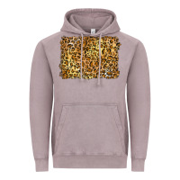 Vintage Zinc handdrawn leopard pattern yellow Vintage Hoodie - BarkalooDesign
