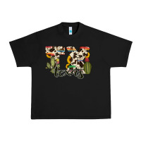 Black texas state cowhide serape cactus Urban Heavy Tee - RanaPortraitStore