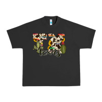 Pigment Black texas state cowhide serape cactus Urban Heavy Tee - RanaPortraitStore
