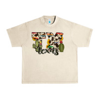 Sandshell texas state cowhide serape cactus Urban Heavy Tee - RanaPortraitStore
