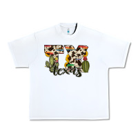Texas State Cowhide Serape Cactus Urban Heavy Tee | Teevron