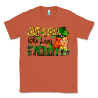Copper Just a girl who loves St. Patrick's Day Classic Tee - FaDigitalArtStudio