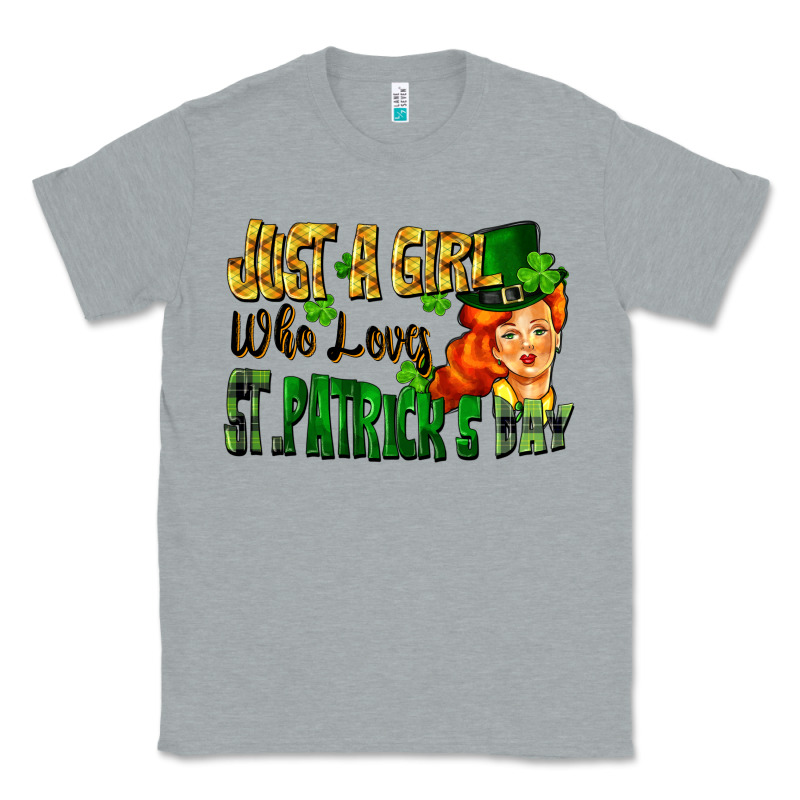 Just A Girl Who Loves St. Patrick's Day Classic Tee by FaDigitalArtStudio | Teevron