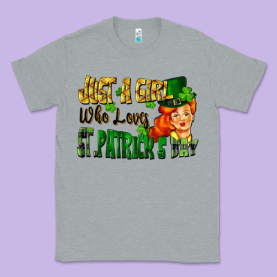 Just A Girl Who Loves St. Patrick's Day Classic Tee Designed By Fadigitalartstudio