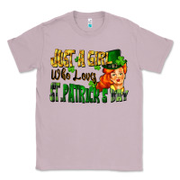 Lilac Just a girl who loves St. Patrick's Day Classic Tee - FaDigitalArtStudio