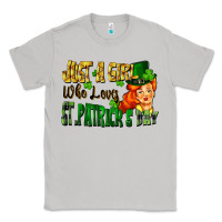 Moon Dust Just a girl who loves St. Patrick's Day Classic Tee - FaDigitalArtStudio