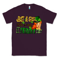 Plum Just a girl who loves St. Patrick's Day Classic Tee - FaDigitalArtStudio
