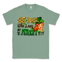 Sage Just a girl who loves St. Patrick's Day Classic Tee - FaDigitalArtStudio
