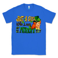 True Royal Just a girl who loves St. Patrick's Day Classic Tee - FaDigitalArtStudio