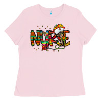 Bubblegum Pink nurse taco mexico Ladies Tee - CowhideDigitalArt