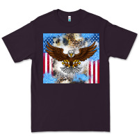 Plum America Eagle Premium Tee - CowhideDigitalArt