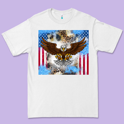 America Eagle Premium Tee Designed By Cowhidedigitalart