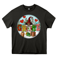 Asphalt Christmas Gnome Heavy Core Tee - FaDigitalArtStudio