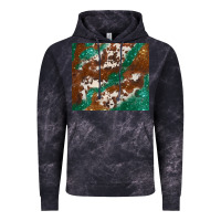 Cloud Black brown cowhide glitter Vintage Hoodie - BarkalooDesign