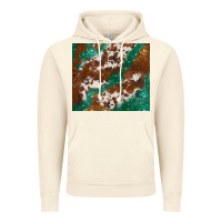Vintage Artic brown cowhide glitter Vintage Hoodie - BarkalooDesign
