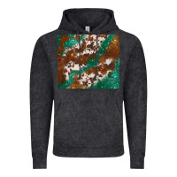 Vintage Black brown cowhide glitter Vintage Hoodie - BarkalooDesign